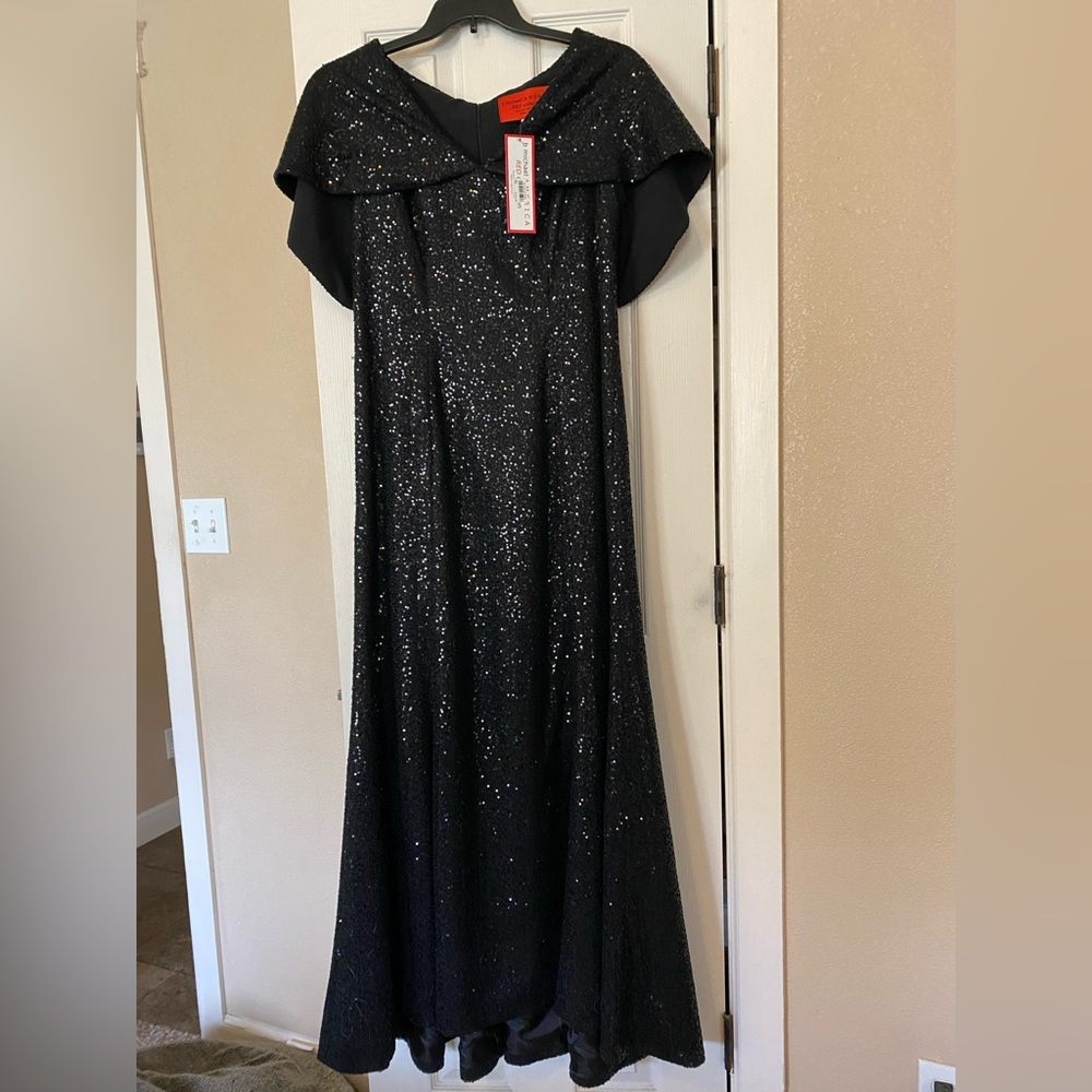 b Michael America sequin gown